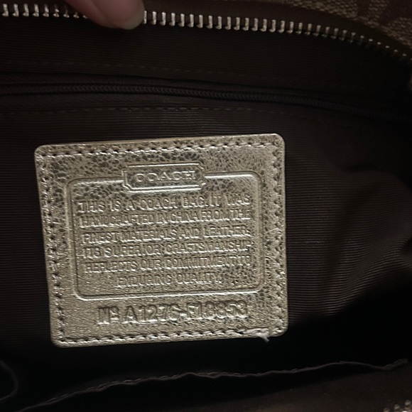 Coach Brown and Gold Tote Bag NWOT - Picture 14 of 14